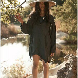 Free People In The Slick Of Time Packable Poncho, XS